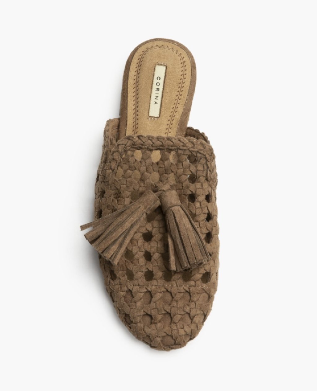 Camel Suede Mules