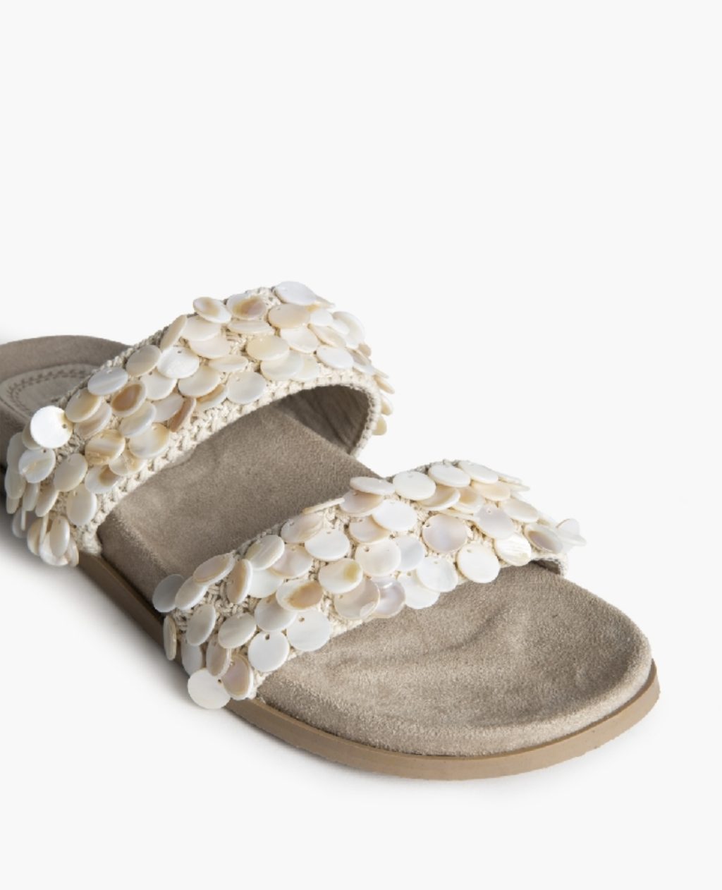 Chinelo Raso com Miçangas