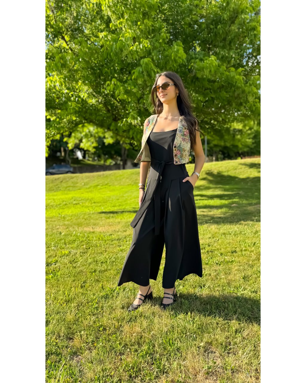 Wide Jumpsuit - Preto