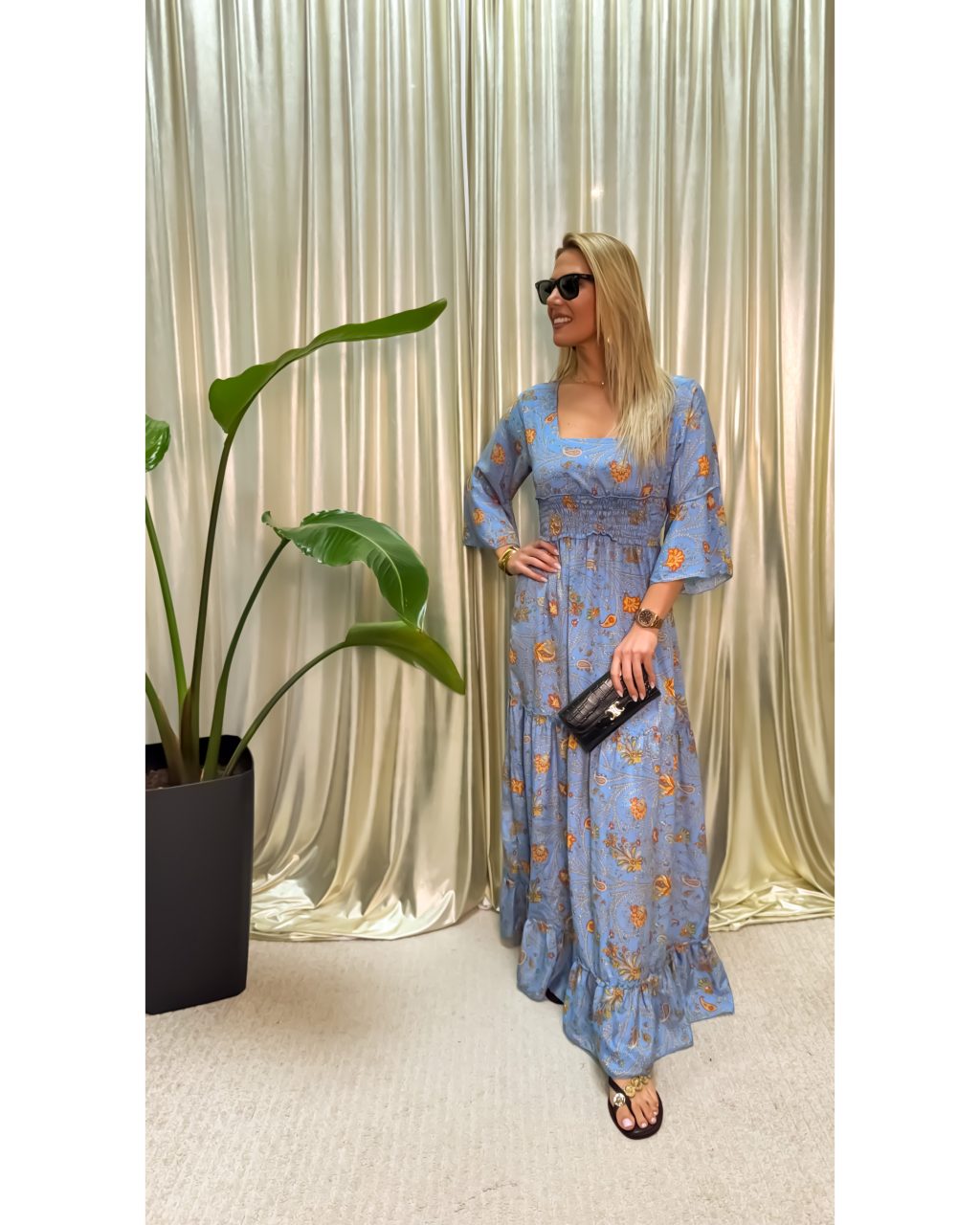 Blue Flower Dress